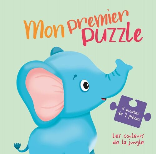 LIVRE - Mon premier puzzle : les couleurs de la jungle