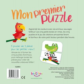 LIVRE - Mon premier puzzle : les couleurs de la jungle 2