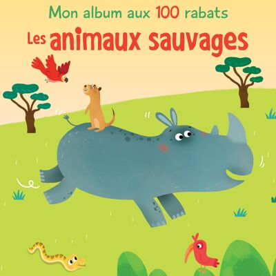 BOOK - MY ALBUM OF A HUNDRED FLAPS: WILD ANIMALS