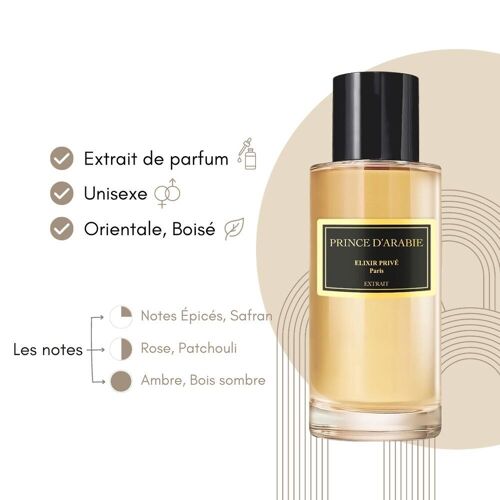 Prince D'Arabie - Collection Elixir Privé - Extrait De Parfum Paris 50ML