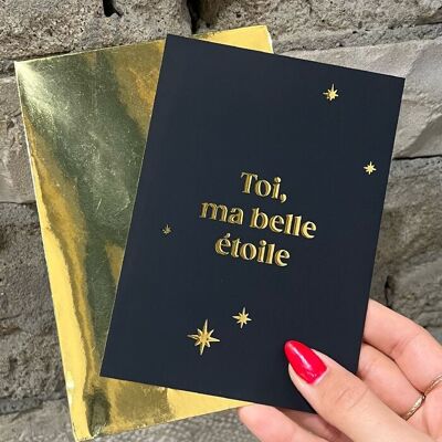 Carte De Voeux Toi, Ma Belle Étoile