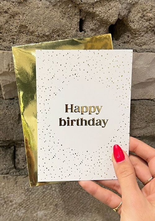 Carte De Voeux Happy Birthday