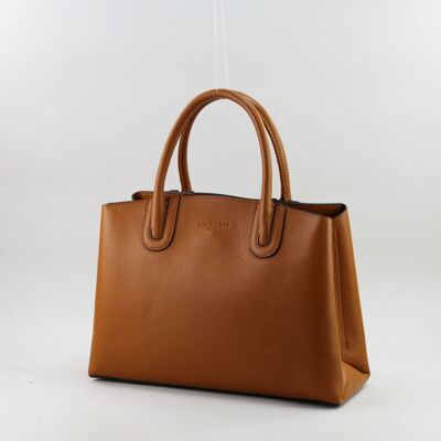 583059 Camel - Leather bag