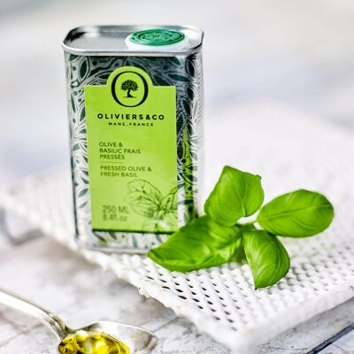 Olive fresche spremute e basilico 250 ml