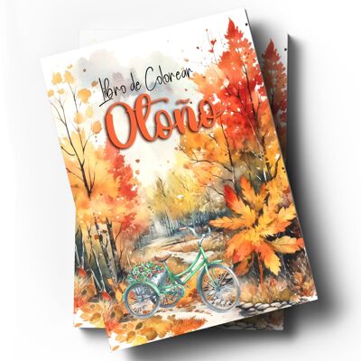 Coloring book - Autumn - With relaxing scenes for advanced colorists