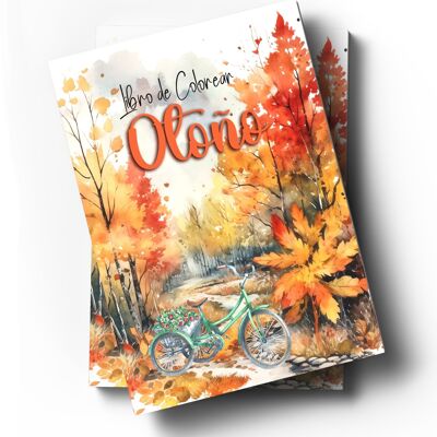 Coloring book - Autumn - With relaxing scenes for advanced colorists