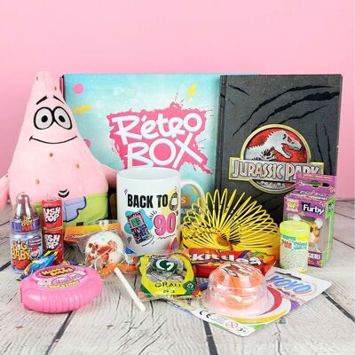 Rétro Box - Génération 90 - Coffret cadeau souvenirs années 90