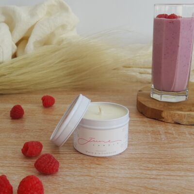 SCENTED CANDLE 'MARIE WITH RASPBERRY' - WHITE