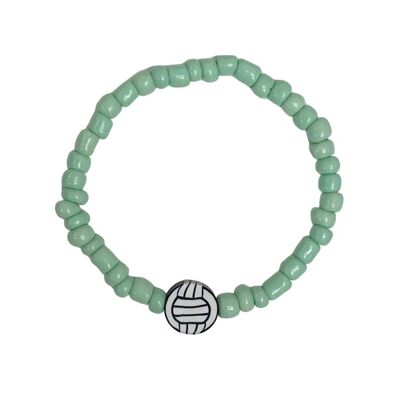 clay bracelet volleyball