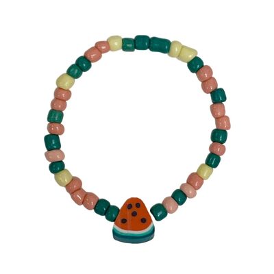 Clay bracelet watermelon