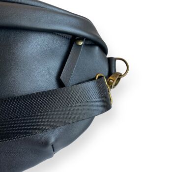 Sac banane Cobo - Cuir noir 6