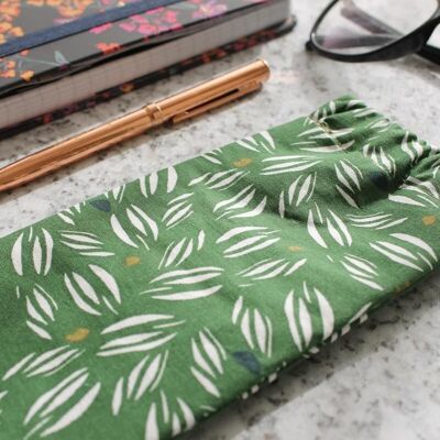 Green Edna glasses case