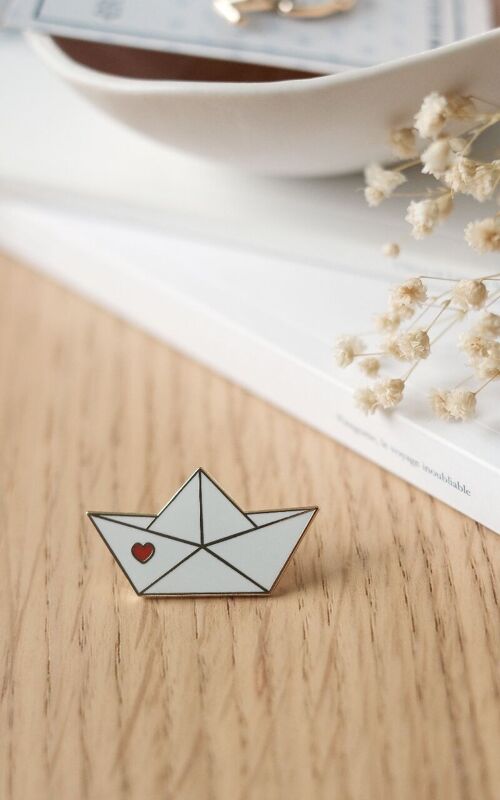 Pin's Bateau origami