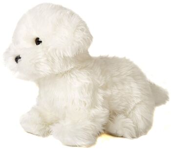 Chien maltais (sans laisse) - 26 cm (longueur) - Mots clés : chien, animal de compagnie, peluche, peluche, peluche, peluche 3