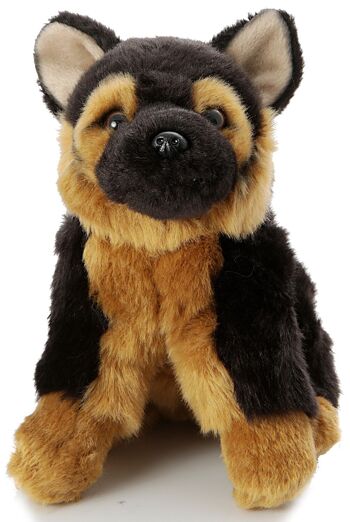 Chiot berger allemand, assis - Sans laisse - 18 cm (hauteur) - Mots clés : chien, animal de compagnie, peluche, peluche, peluche, peluche 1