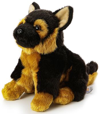 Chiot berger allemand, assis - Sans laisse - 18 cm (hauteur) - Mots clés : chien, animal de compagnie, peluche, peluche, peluche, peluche 2