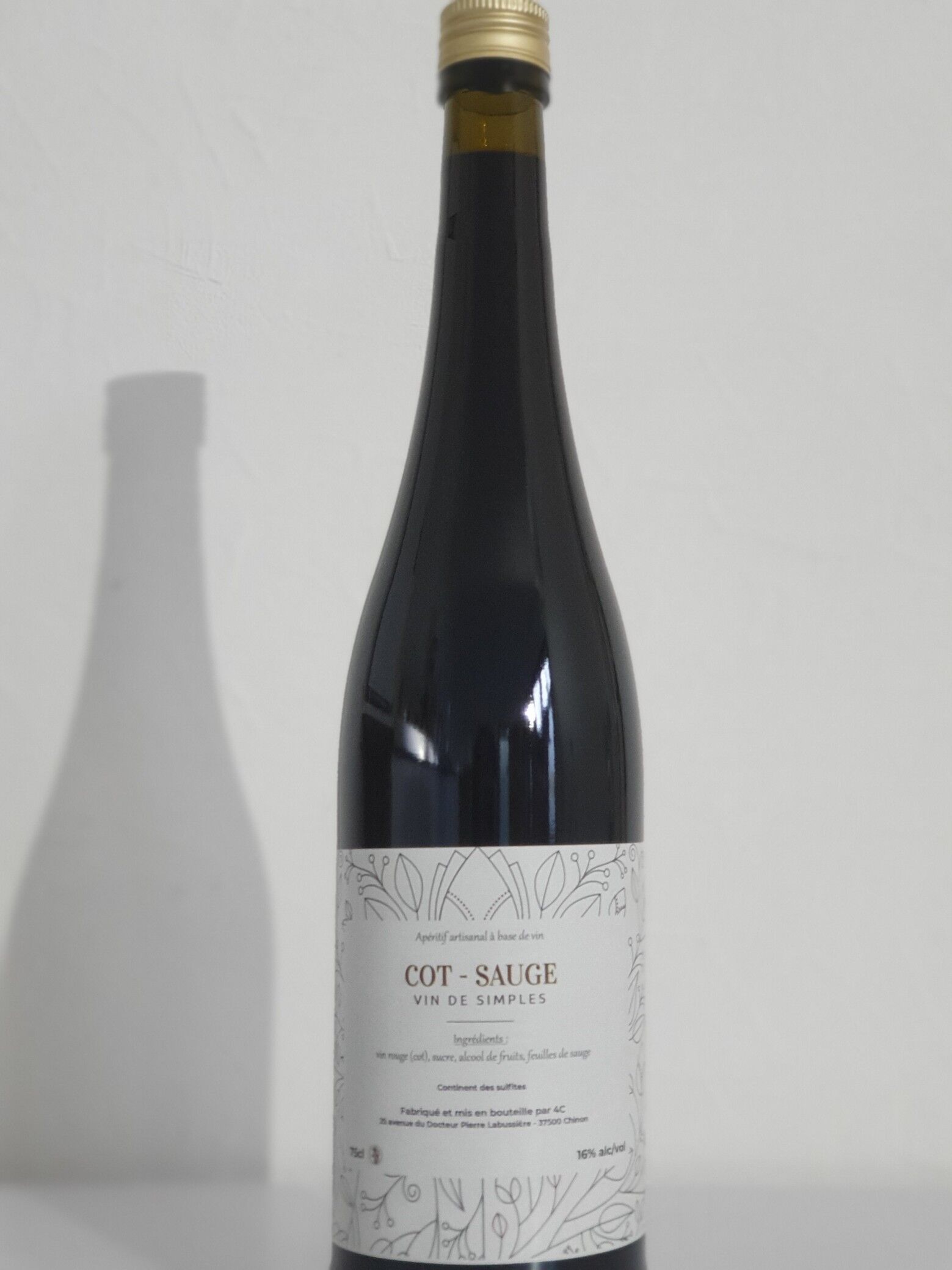 Vino Simples Cot-Sauge (Aperitivo artesanal - Valle del Loira)