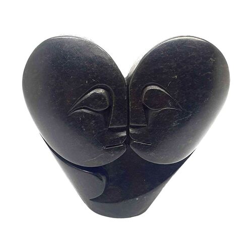 Hand Carved Serpentine, Lovers, 10cm