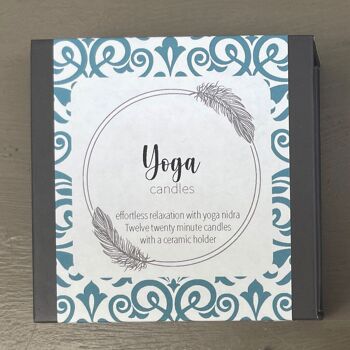 Mind Body Soul – Bougies de Yoga (emballage) 2
