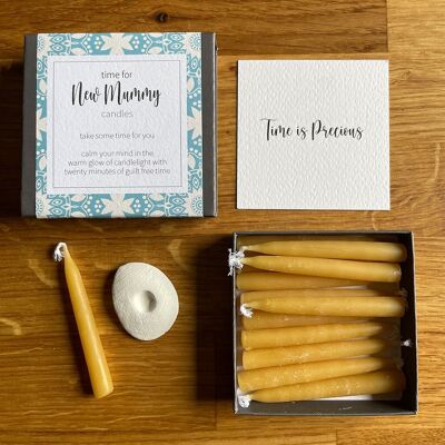 time for New Mummy candles (wrap)
