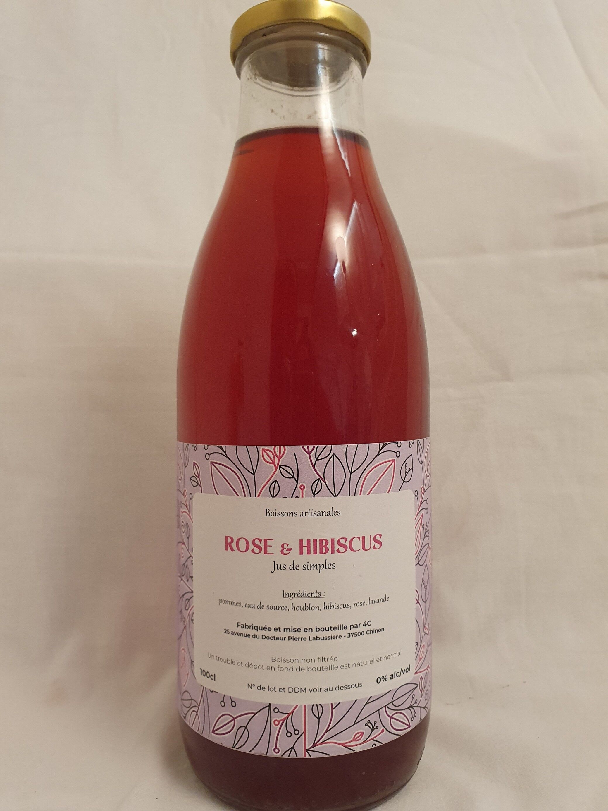 Succo semplice - Rosa-Ibisco