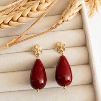 Boucles d'oreilles Capucine 18