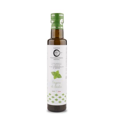 Condimento de orégano elaborado con aceite de oliva virgen extra