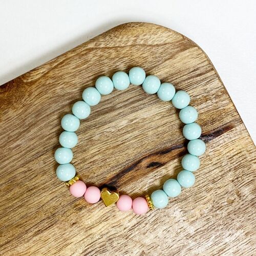 girls bracelet summer heart