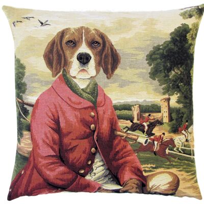 pillow cover beagle foxhunt