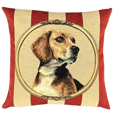 funda de almohada retrato beagle