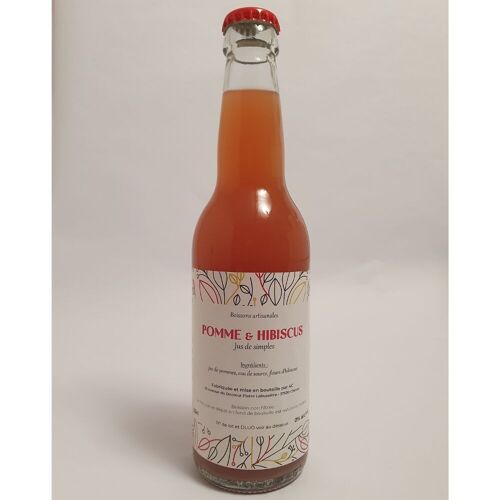 Jus de Simples - Pomme-Hibiscus (33 cl)