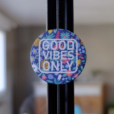Good Vibes Only Flaschenöffner-Magnet – Geschenk – Aperitif – Geburtstag – positiv