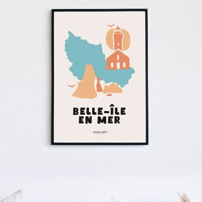 Affiche Belle-île en mer