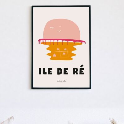 Affiche Île de ré