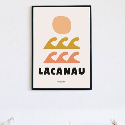 Lacanau-Plakat