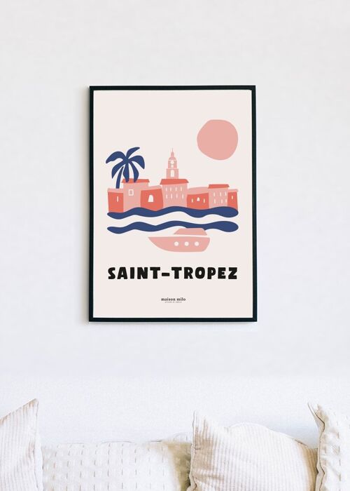 Affiche Saint-Tropez