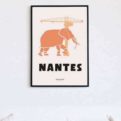 Nantes-Maschinenplakat