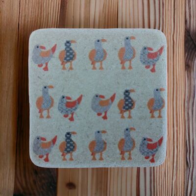 Magnet mini tile seagull round