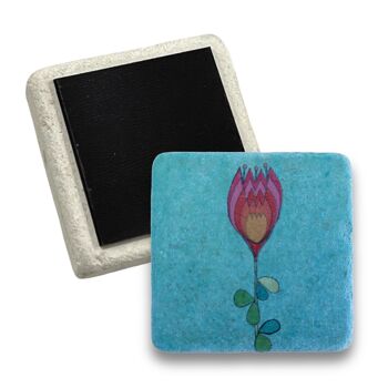 Magnet mini carrelage tulipe