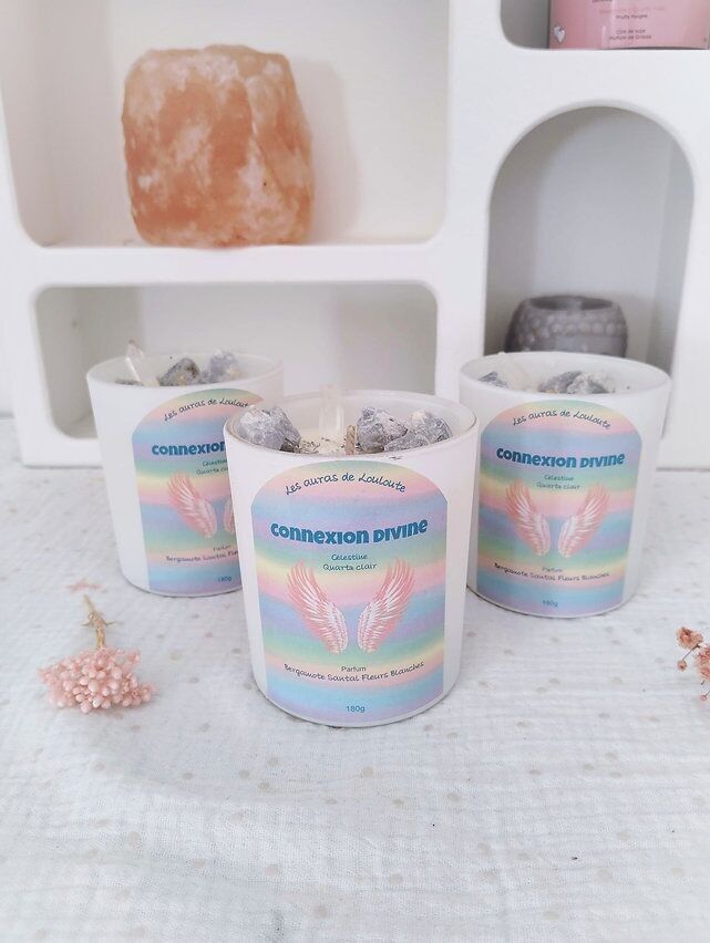 Vela de litoterapia Conexión Divina