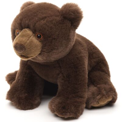 Orso bruno - 'Uni-Toys Eco-Line' - 100% materiale riciclato - 20 cm (lunghezza) - Parole chiave: animale della foresta, orso, peluche, peluche, animale di peluche, peluche