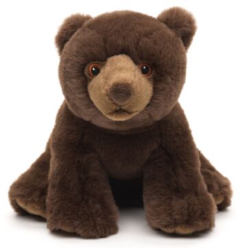 Ours brun - 'Uni-Toys Eco-Line' - Matériau 100 % recyclé - 20 cm (longueur) - Mots clés : animal de la forêt, ours, peluche, peluche, peluche, peluche 2