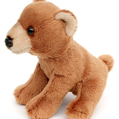 Peluche orso bruno - 13 cm (lunghezza) - Parole chiave: animale della foresta, orso, peluche, peluche, animale di peluche, peluche