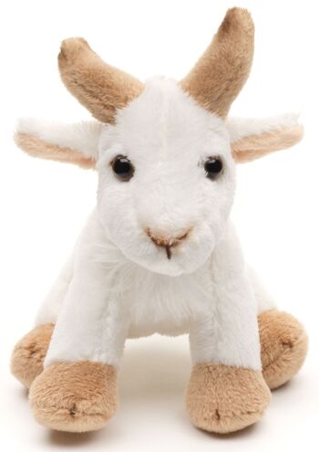 Peluche chèvre de montagne - 14 cm (longueur) - Mots clés : animal de la forêt, chèvre, peluche, peluche, peluche, doudou 2
