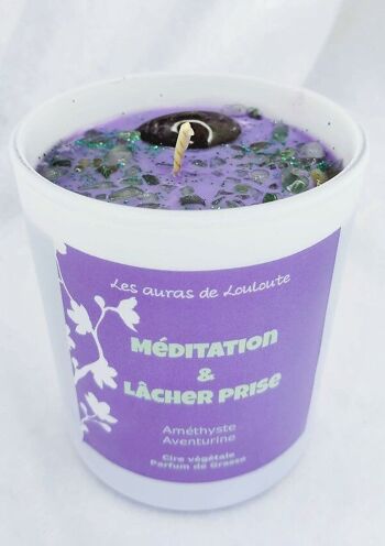 Bougie lithothérapie Méditation 1