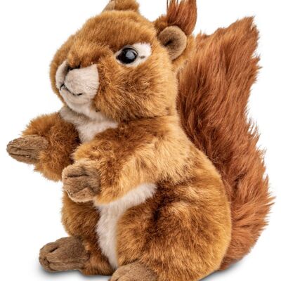 Squirrel, sitting - 17 cm (height) - Keywords: forest animal, plush, plush toy, stuffed animal, cuddly toy