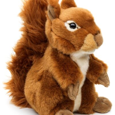 Squirrel, standing - 22 cm (height) - Keywords: forest animal, plush, plush toy, stuffed animal, cuddly toy