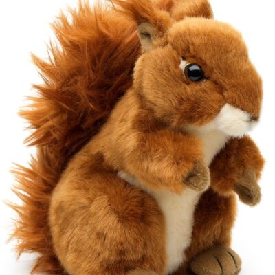 Squirrel, standing - 17 cm (height) - Keywords: forest animal, plush, plush toy, stuffed animal, cuddly toy