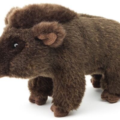 Wild boar baby, standing - 23 cm (length) - Keywords: forest animal, newbie, plush, plush toy, stuffed animal, cuddly toy