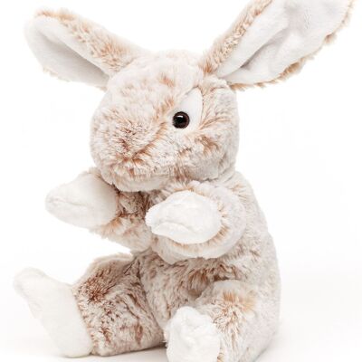 Bunny with floppy ears, large (light brown) - super soft - 22 cm (height) - Keywords: forest animal, rabbit, plush, plush toy, stuffed toy, cuddly toy